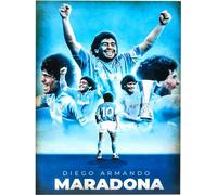 KUSTOM ART Póster de pared Serie Grandes Campeones Deportivos Diego Armando sin marco. Impresión artística sobre papel patinado 40 x 30 cm