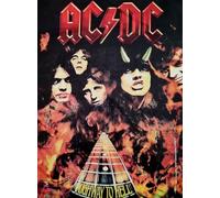 KUSTOM ART Póster decorativo de pared Serie Cantantes Celebres AC DC Highway to Hell impresión artística sobre cartón 40 x 30 cm sin marco