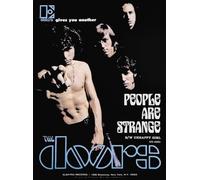 KUSTOM ART Póster decorativo de pared Serie Cantantes Celebri The Doors Grupo con Jim Morrison People Are Strange Impresión artística sobre cartón 40 x 30 cm sin marco