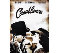 KUSTOM ART Póster decorativo de pared serie Celebri Casablanca con Humphrey Bogart, Ingrid Bergman y Paul Henreid impresión artística sobre papel de patinata 40 x 30 cm sin marco