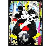 KUSTOM ART Póster decorativo de pared Serie Cómics Personajes Cartoon Impresión artística sobre papel Patinata 40 x 30 cm sin marco