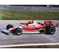 KUSTOM ART Póster decorativo de pared Serie Deportiva Celebri Niki Lauda Fórmula 1 Impresión artística sobre cartón 40 x 30 cm sin marco