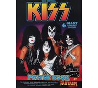 KUSTOM ART Póster decorativo de pared Serie Grupos Musicales Celebri Kiss Manifiesto Book Impresión artística sobre papel Patinata 40 x 30 cm sin marco