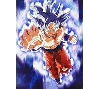 KUSTOM ART Póster decorativo de pared Serie Manga y Anime Dragon Ball Super Goku Ultra Instinto Completo Impresión sobre cartón 40 x 30 cm sin marco