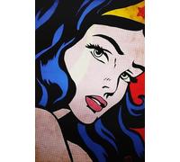 KUSTOM ART Póster decorativo de pared Wonder Women Impresión artística sobre papel Patinata 40 x 30 cm sin marco