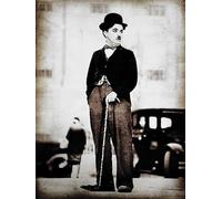 KUSTOM ART Póster Serie Escenas de Celebres Charlie Chaplin Charlot (El Circo - El Circus) Stanley Kubrick Shelley Duvall Impresión de estilo vintage sobre papel Patinado 40 x 30 cm.