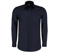 Kustom Kit - Camisa de Popelina de Manga Larga para Hombre