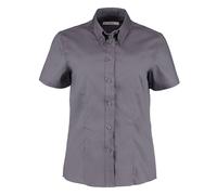 Kustom Kit - Camisa Premium de Oxford de Manga Corta para Mujer