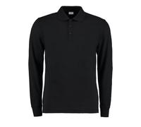 Kustom Kit clásico ajuste de manga larga pique polo kk430 - casual polo camisa