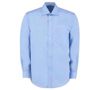 Kustom Kit Manga Larga Corte Clásico Algodón Mezcla Negocios Camisa con Bolsillo