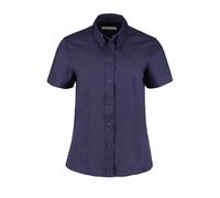 Kustom Kit mujer manga corta camisa a medida kk701-corporate oxford blouse