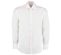 Kustom Kit Premium Manga Larga Corte Clásico de Algodón Fácil Iron Camisa Oxford