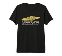 Kustom Kulture construyó una Motocicleta Antes de nacer Motorista Camiseta Premium