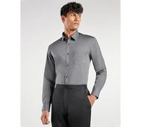 Kut for You Men's Slim Fit Long Sleeve Dress Shirt | Color: Grey | Size: XXL | Material: Cotton | For Men & Boys | Lightweight | Button-Down Collar | Classic Fit