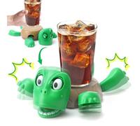 KutaKuta Posavasos De Tortuga con Expresión Divertida, Turtle Coasters Puede abrir mucho ojos boca levantar extremidades, Descompresión Posavasos Té Tortuga Decoración Escritorio Oficina Equipaje Casa