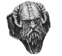 KUTCEK Anillo de acero inoxidable vikingo celta martillo de Thor Odin para hombre, diseño de mitología nórdica, regalo, 9, Acero inoxidable