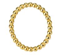 KUTCEK Anillo de cuentas para mujer, de acero de titanio, minimalista, apilable, con cuentas, círculo, estilo delicado, regalo para ella, 8, Acero inoxidable