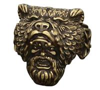 KUTCEK Anillo de lobo vikingo de acero inoxidable con diseño de lobo de Odín, mitología nórdica celta, anillo para hombre, diseño gótico, accesorio de guerrero, regalo para él, 9, Acero inoxidable