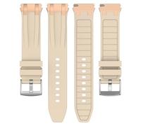 KUTEWEU 20mm Correa para Forerunner 645 Music/Forerunner 245 Music, Suave Goma Banda de Reemplazo para Forerunner 245/Garmin Vivoactive 5/Vivomove Trend/Vivoactive 3 Music/Venu 2 Plus (Beige)