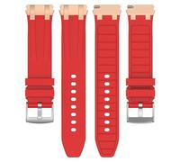 KUTEWEU 20mm Correa para Forerunner 645 Music/Forerunner 245 Music, Suave Goma Banda de Reemplazo para Forerunner 245/Garmin Vivoactive 5/Vivomove Trend/Vivoactive 3 Music/Venu 2 Plus (Rojo)