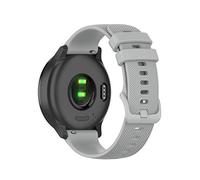 KUTEWEU 20mm Correa para Vivomove Sport Correas, Silicona Bandas Correa, Repuesto Correa Repuesto para Venu 2 plus/Approach S40/Forerunner 158/Forerunner 55/Forerunner 245 (gris)