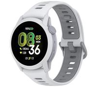 KUTEWEU 22mm Silicona Correa para Realme Watch 5/Coros Pace 4, Correas de Repuesto de Ajustable de Deportivo Brazalete para Xiaomi Watch5/Galaxy Watch3 45mm Smartwatches Accesorios (Blanco Gris)