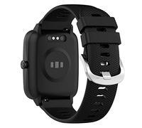 KUTEWEU Correa Compatible con Boat Watch Storm/Mi Solar LS01, Sport Correas Bandas de Repuesto Pulsera Silicona Bracelets para ID205U/ ID205S/ ID205L/ ID216/Noise Colorfit Pro2 (Negro)