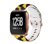 KUTEWEU Correa Compatible con Fitbit Versa 2 Watchband, 22mm Silicona Correas de Repuesto de Ajustable de Deportivo Brazalete para Fitbit Versa Lite Smartwatch Accesorios (Colour-09)