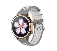 KUTEWEU Correa Compatible con Huawei Watch GT2 42mm/Huawei Watch 2, 20MM Bandas Correa Repuesto,Reloj Recambio Brazalete Correa Repuesto para Huawei Honor MagicWatch2 42mm (gris blanco)