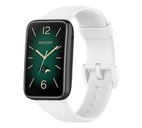 KUTEWEU Correa Compatible con Xiaomi Mi Band 7 Pro, Silicona Sport Correas Hombre Bandas de Repuesto Bracelets Mujer Watchband para Xiaomi Band 7 Pro Smartwatch Accesorios (Blanco)