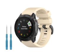 KUTEWEU Correa para Garmin Epix Pro 51mm/Fenix 7X/Fenix 7X Pro, 26mm Silicona Pulsera Correas de Repuesto para Fenix 6X Gps/Enduro 2/Fenix 5X Plus/Fenix 3 Sapphire/Quaitx 3/instinct 2X (Amarillo-a)