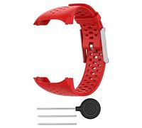 KUTEWEU Correas Compatible con Polar M400/ M430 Correa, Multiagujero Silicona liberación rápida Pulsera Bandas de Sport Watchband de Repuesto para Polar m400/ Polar m430 Accessories (Rojo)