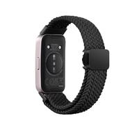 KUTEWEU Correas para Huawei Band 9/Huawei Band 8, Trenzado Correas de Repuesto Deportiva Elástica de Nylon con Hebilla Magnética para Huawei Band 9/Huawei Band 8 Smartband (Negro)