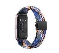 KUTEWEU Correas para Huawei Band 9/Huawei Band 8, Trenzado Correas de Repuesto Deportiva Elástica de Nylon con Hebilla Magnética para Huawei Band 9/Huawei Band 8 Smartband (Vaquero)