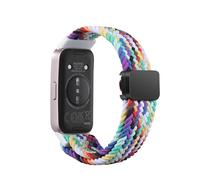KUTEWEU Correas para Huawei Band 9/Huawei Band 8, Trenzado Correas de Repuesto Deportiva Elástica de Nylon con Hebilla Magnética para Huawei Band 9/Huawei Band 8 Smartband (Arco Iris)