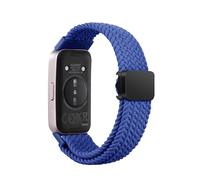 KUTEWEU Correas para Huawei Band 9/Huawei Band 8, Trenzado Correas de Repuesto Deportiva Elástica de Nylon con Hebilla Magnética para Huawei Band 9/Huawei Band 8 Smartband (Azul)