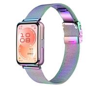 KUTEWEU Femenino Metal Correa Compatible con Huawei Band 11 Pro Watchband, Masculino Quick-Fit Pulsera de Repuesto Acero inoxidable Strap para Huawei Band 11 Smartwatch Accesorios (Multicolores)