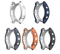 KUTEWEU Funda Compatible con Garmin Fenix 7X/Fenix 7X Solar, TPU Cover Protectora Completo Fundas Antiarañazos Bumper Estuchem Reloj Case con Película para Garmin Fenix 6X Pro (5 Piezas)