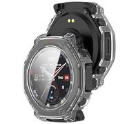 KUTEWEU Funda Compatible con T-Rex3 Pro 48mm Watch Case, Silicona Carcasa Delgada Protección Completa Funda de Repuesto Silicona Cover para T-Rex3 Pro 48mm Smartwatch Accesorios (2 Piezas Clear)