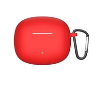 KUTEWEU Funda Silicona para Honor Earbuds x6 con Llavero, Silicona Case Cover, Protectora Carcasa, Compatible con Auriculares inalámbricos Honor Earbuds x6 Wireless Bluetooth Earphone (Rojo)