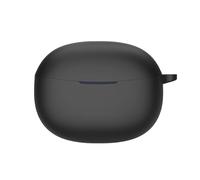 KUTEWEU Funda Silicona para Vivo TWS 3e con Llavero, Silicona Case Cover, Protectora Carcasa, Compatible con Auriculares inalámbricos Vivo TWS 3e Wireless Bluetooth Earphone (Negro)