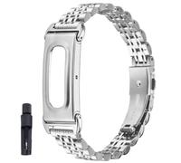 KUTEWEU Masculino Quick-Fit Correa para Google Fitbit Air Strap, Femenino Metal Pulsera de Repuesto Acero inoxidable Watchband para Google Fitbit Air Smartwatch Accesorios (Plata)