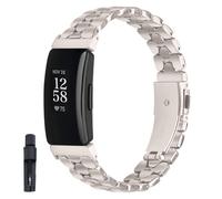 KUTEWEU Metal Correa Compatible con Fitbit Inspire 2 Watch Strap, Quick-Fit Pulsera de Repuesto Watchband para Fitbit Inspire 1 Smartwatch Accesorios (Beige)