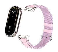 KUTEWEU Nailon Correas Compatible con Xiaomi Mi Band 8/ Mi Band 8 NFC, Hombre Mujer Nylon Correa de Repuesto Elásticas Pulsera de Reemplazo Trenzadas para Mi Band 8 Smartband Accesorios (Morado)