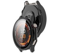 KUTEWEU Silicona Funda Compatible con OPPO Watch X3 Case, Carcasa Delgada Protección Completa Funda de Repuesto Cover para Oneplus Watch 4 Smartwatch Accesorios (Negro)