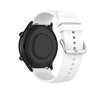 KUTEWEU Tiggo 22mm Correa para Huami amazfit GTR 2e/ 2,Correas De Reloj, Bandas Correa Repuesto,Silicona Reloj Recambio Brazalete Correa Repuesto para Huami amazfit 3 stratoS/47mm/2 stratoS (blanco)