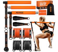 KUTIZE Kit de barra de pilates con bandas de resistencia, equipo de pilates, barra de pilates multifuncional para mujeres y hombres, kit de pilates para cadera, espalda, brazo, entrenamientos de