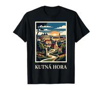 Kutná Hora República Checa Ciudad Gótica Viajes Arte Camiseta