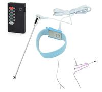 Kutocesy Bdsm Electro Uretral Dilatadores Hombres Enchufe Del Pene De Acero Inoxidable Con Cockring Estimulación Uretral Electroshock Choque Juguete Sexual (11mm)