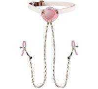 Kutocesy BDSM Sexo Bondage Mordaza Con Pinza Pezones Para Mujeres Silicona Ajustable Boca Mordaza Grandes Pechos Estimuladores Fetiche Extremo